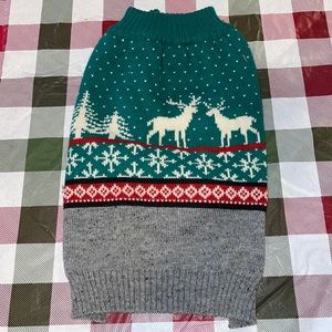 Holiday Tails Large Winter Decorative Sweater